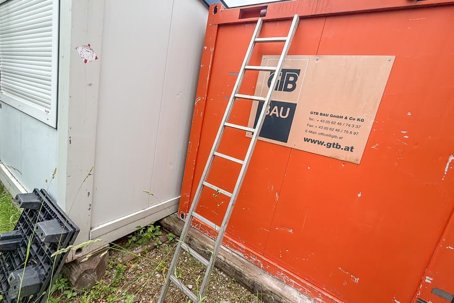 Alu Anlegeleiter, 10-sprossig